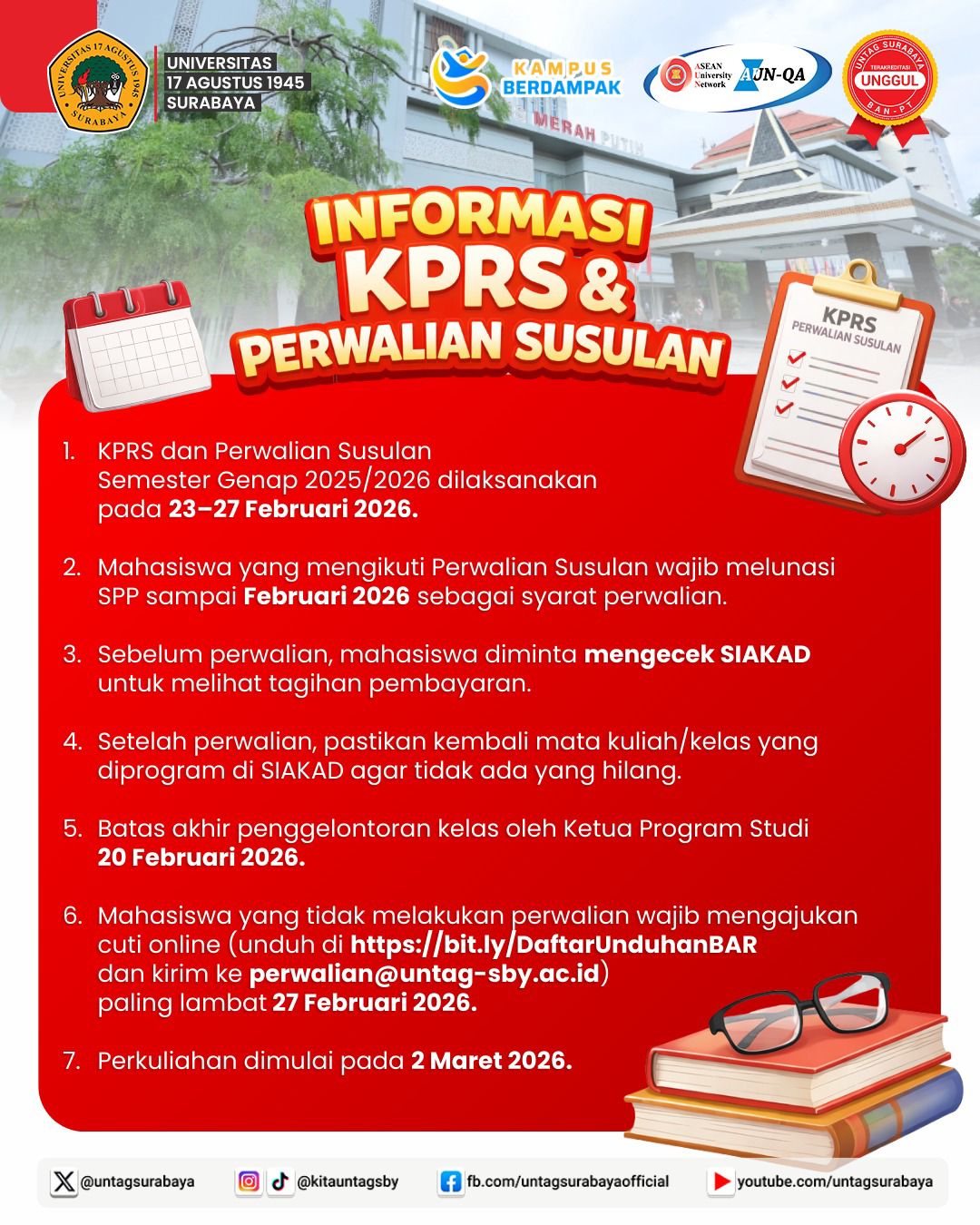 Informasi KPRS & Perwalian Susulan