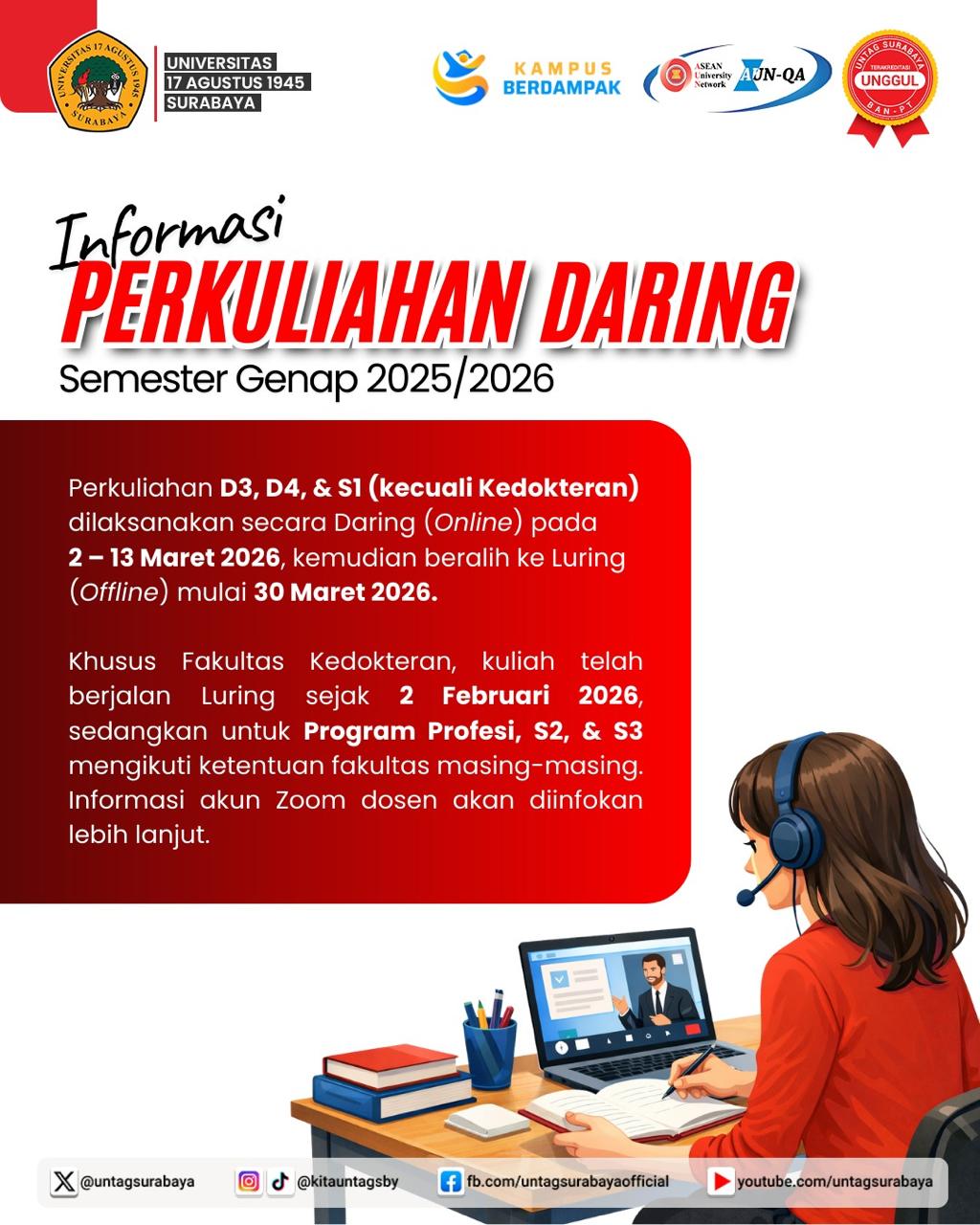 INFORMASI PERKULIAHAN DARING