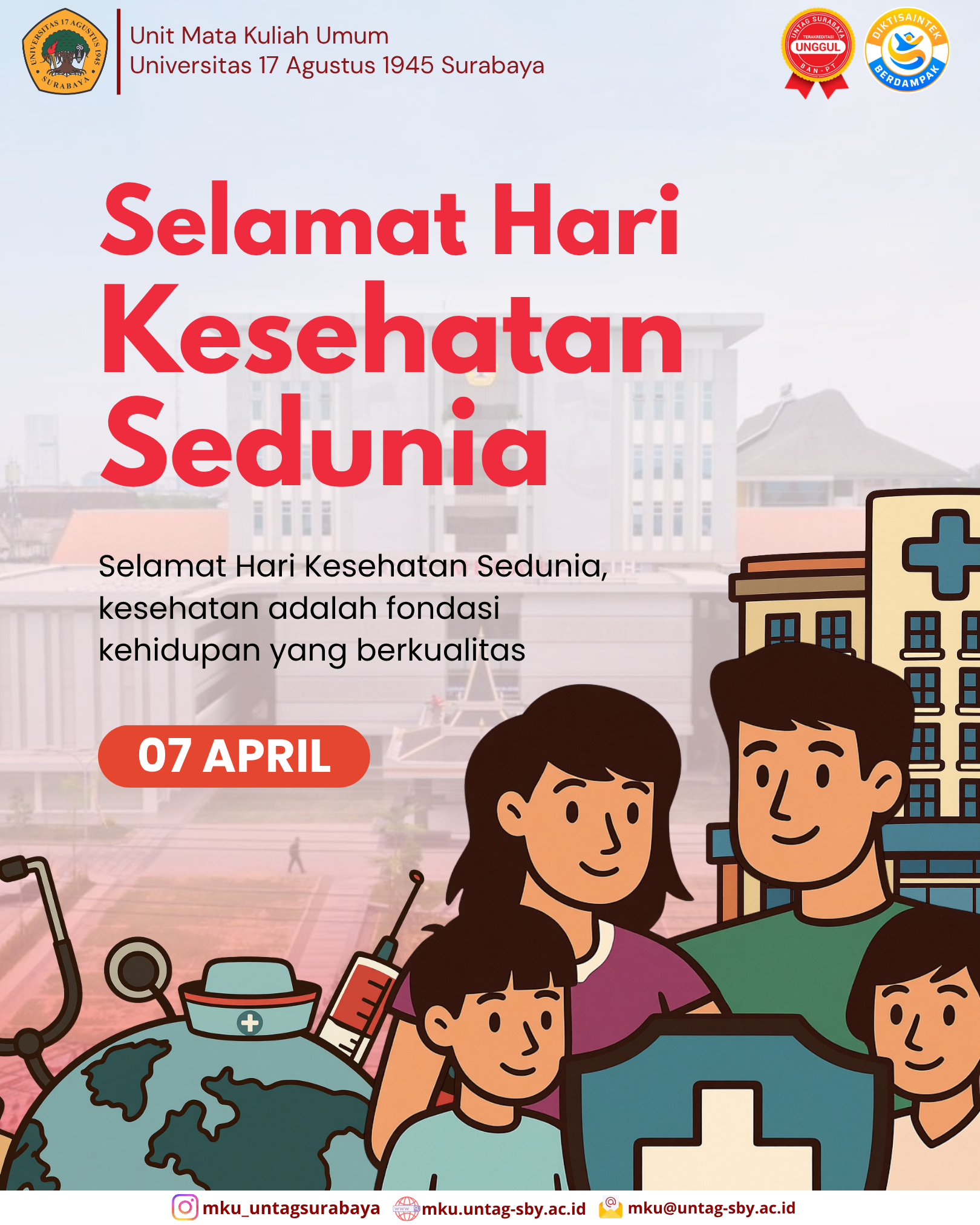 SELAMAT HARI KESEHATAN SEDUNIA 