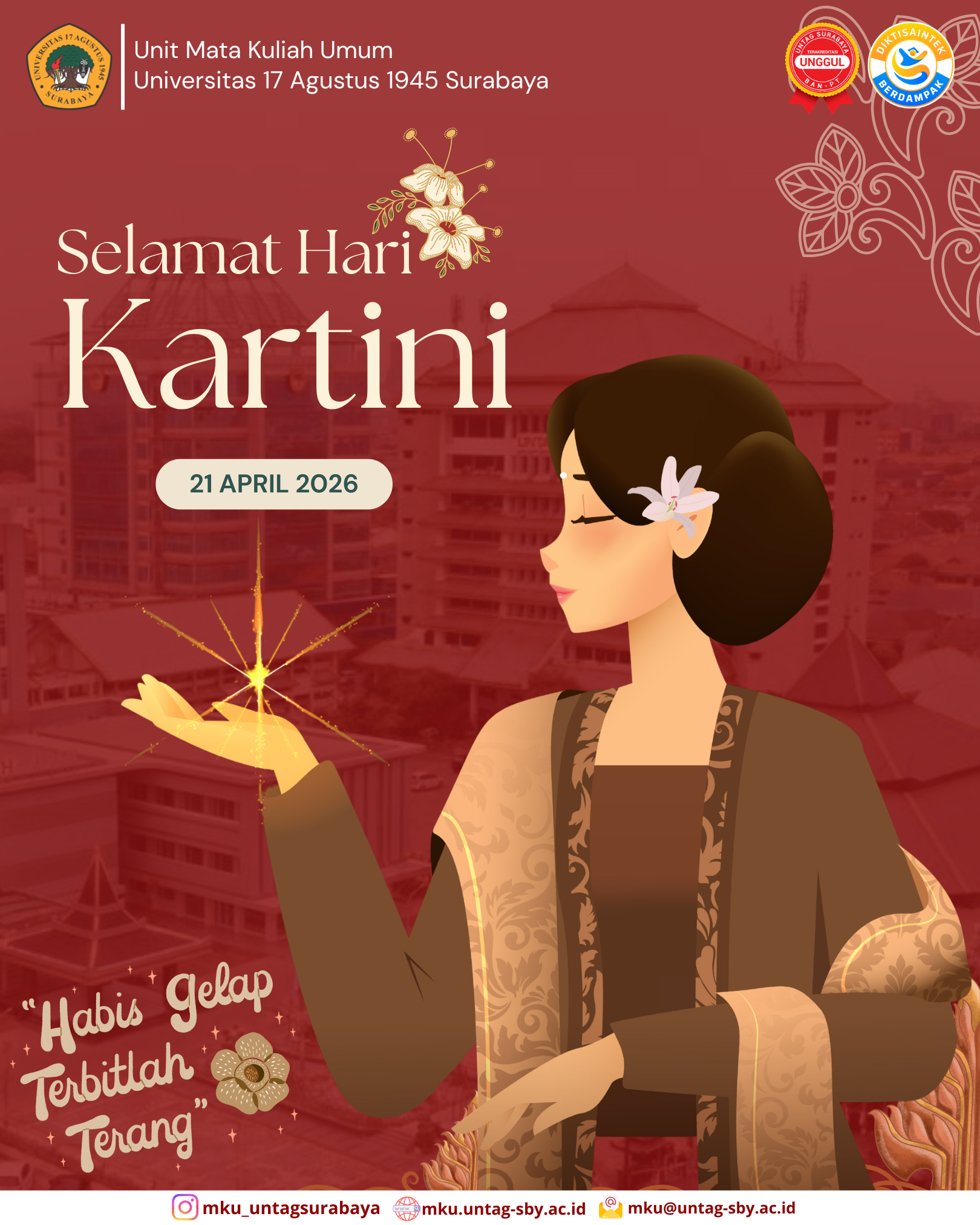 NYALAKAN CAHAYA, WUJUDKAN KARYA: SELAMAT HARI KARTINI 2026