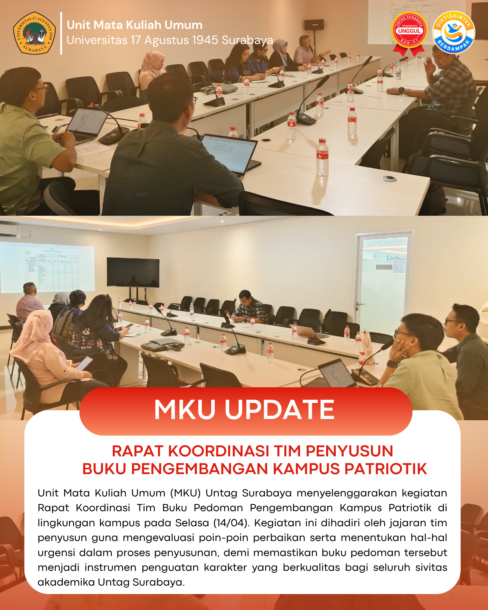 Rapat Koordinasi Buku Pedoman Pengembangan Kampus Patriotik