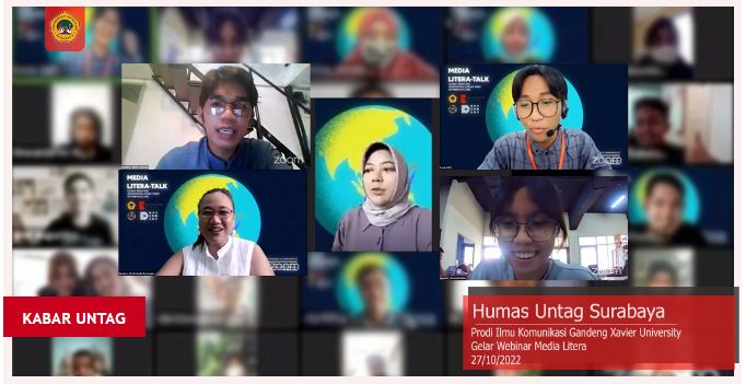 Bahas Literasi Media, Prodi Ilmu Komunikasi Gelar Webinar Bilateral