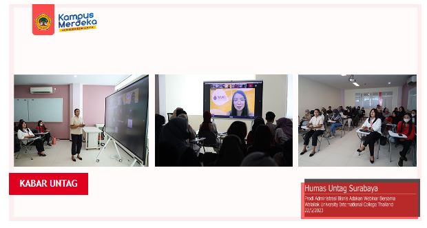 Prodi Administrasi Bisnis Adakan Webinar Bersama Walailak University International College Thailand