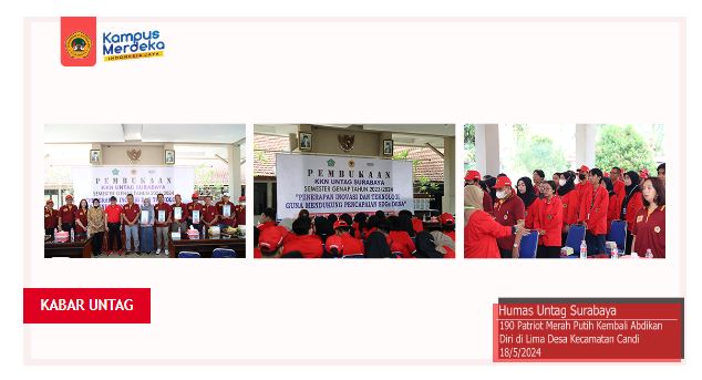 190 Patriot Merah Putih Kembali Abdikan Diri di Lima Desa Kecamatan Candi 