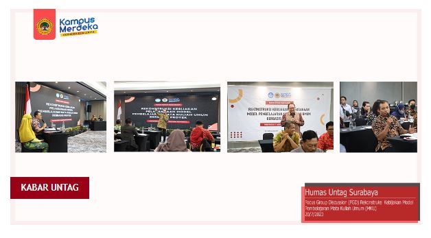 Terobosan Baru, Mata Kuliah Umum Libatkan Lima Nilai Untag Surabaya