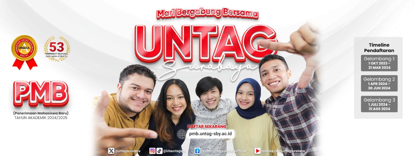 Untag Surabaya Beri Potongan DPP Hingga 40 Persen untuk Penerimaan Mahasiswa 2024/2025