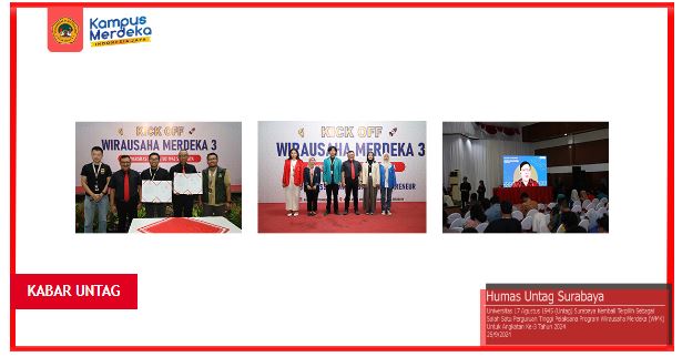 Kembali Terpilih Sebagai Pelaksana Program WMK, Untag Surabaya Optimis Akan Mewujudkan Lulusan Berku