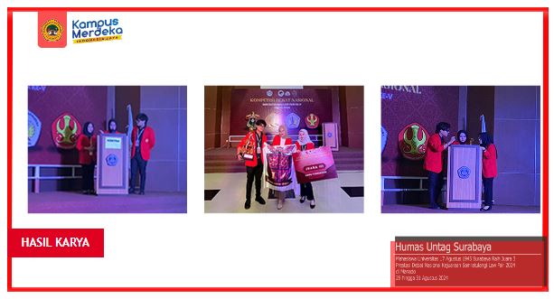 Bahas Topik Pilkada, Mahasiswa Untag Surabaya Sukses Raih Juara 3 Lomba Debat Hukum Nasional