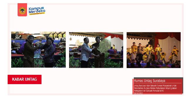 Untag Surabaya Ajak Seluruh Elemen Masyarakat untuk Melestarikan Budaya Melalui Pertunjukan Wayang d