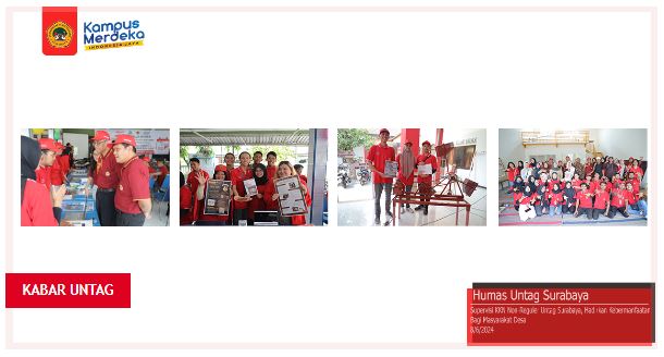 Supervisi KKN Non-Reguler Untag Surabaya, Hadirkan Kebermanfaatan Bagi Masyarakat Desa