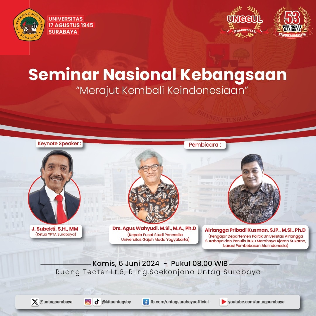 Seminar Nasional Kebangsaan - Merajut Kembali Keindonesiaan