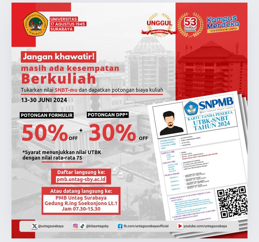 Informasi PMB Juni 2024