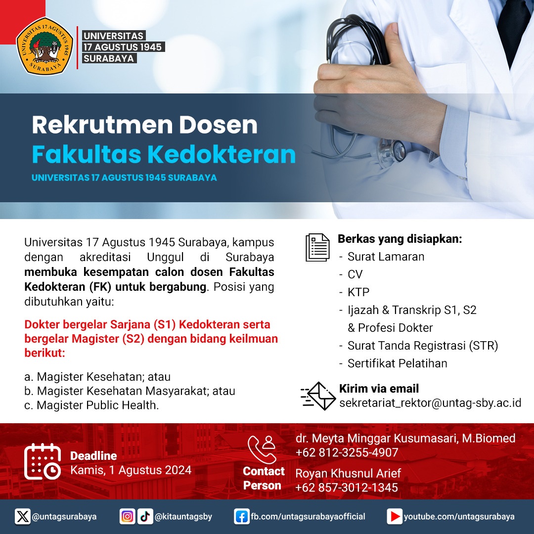 Rekrutmen Dosen Fakultas Kedokteran