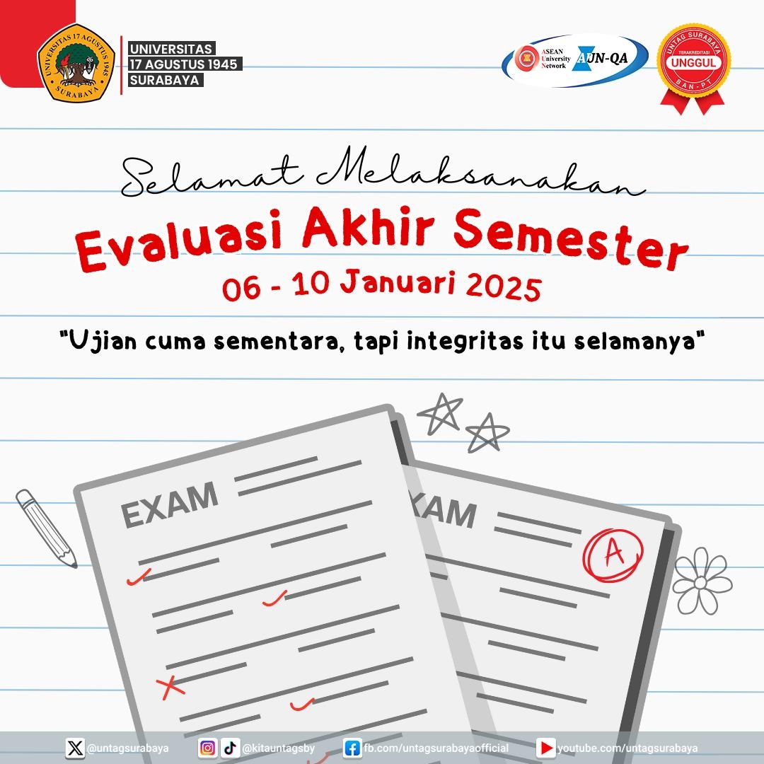 Selamat Melaksanakan Evaluasi Akhir Semester 2024/2025