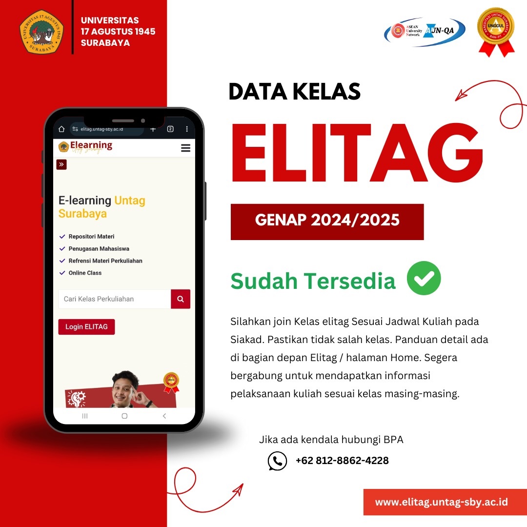 Data Kelas Elitag Semester Genap 2024/2025