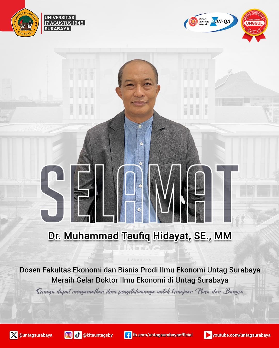 Dosen FEB Meraih Gelar Doktor