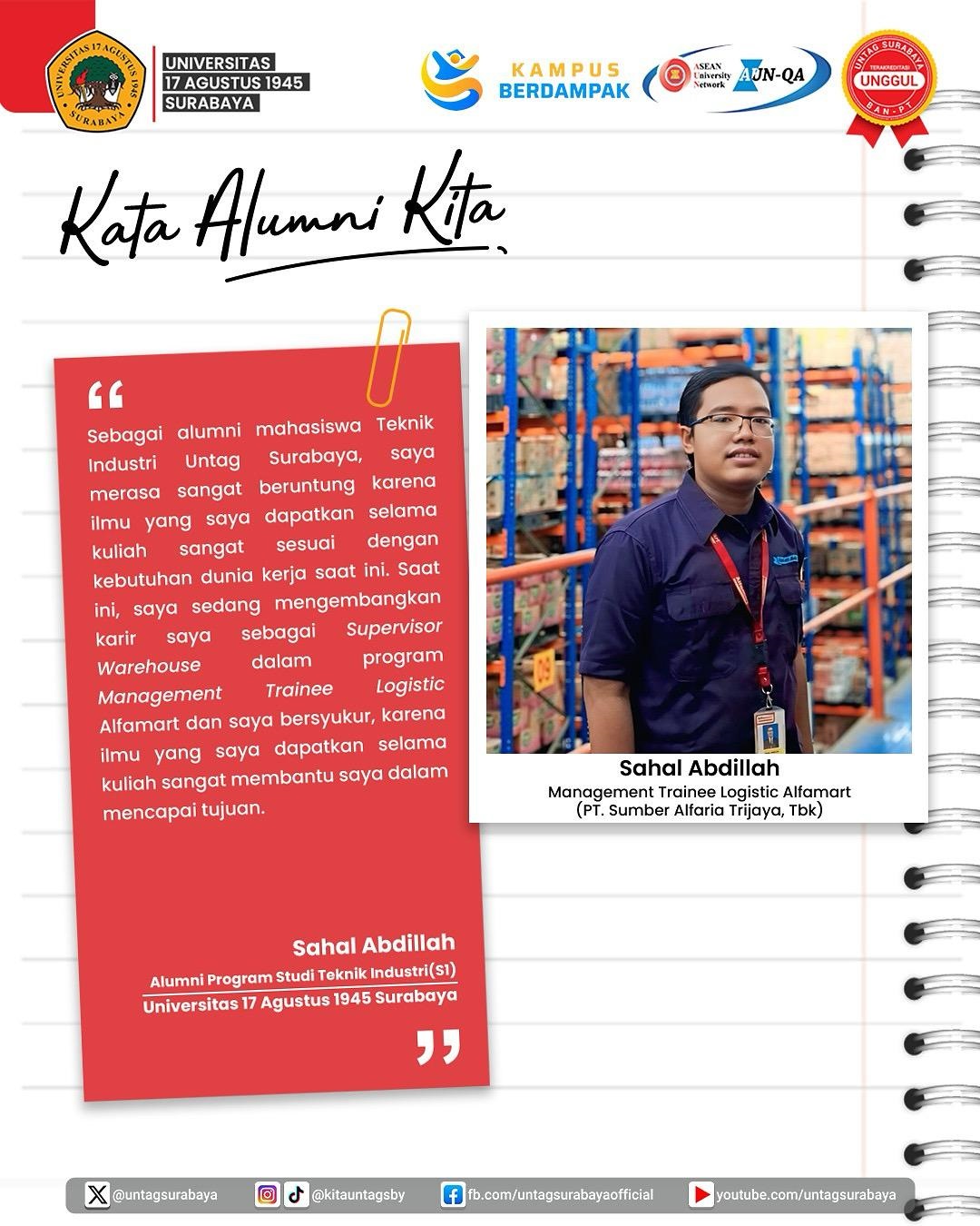 Kata Alumni Kita - Untag