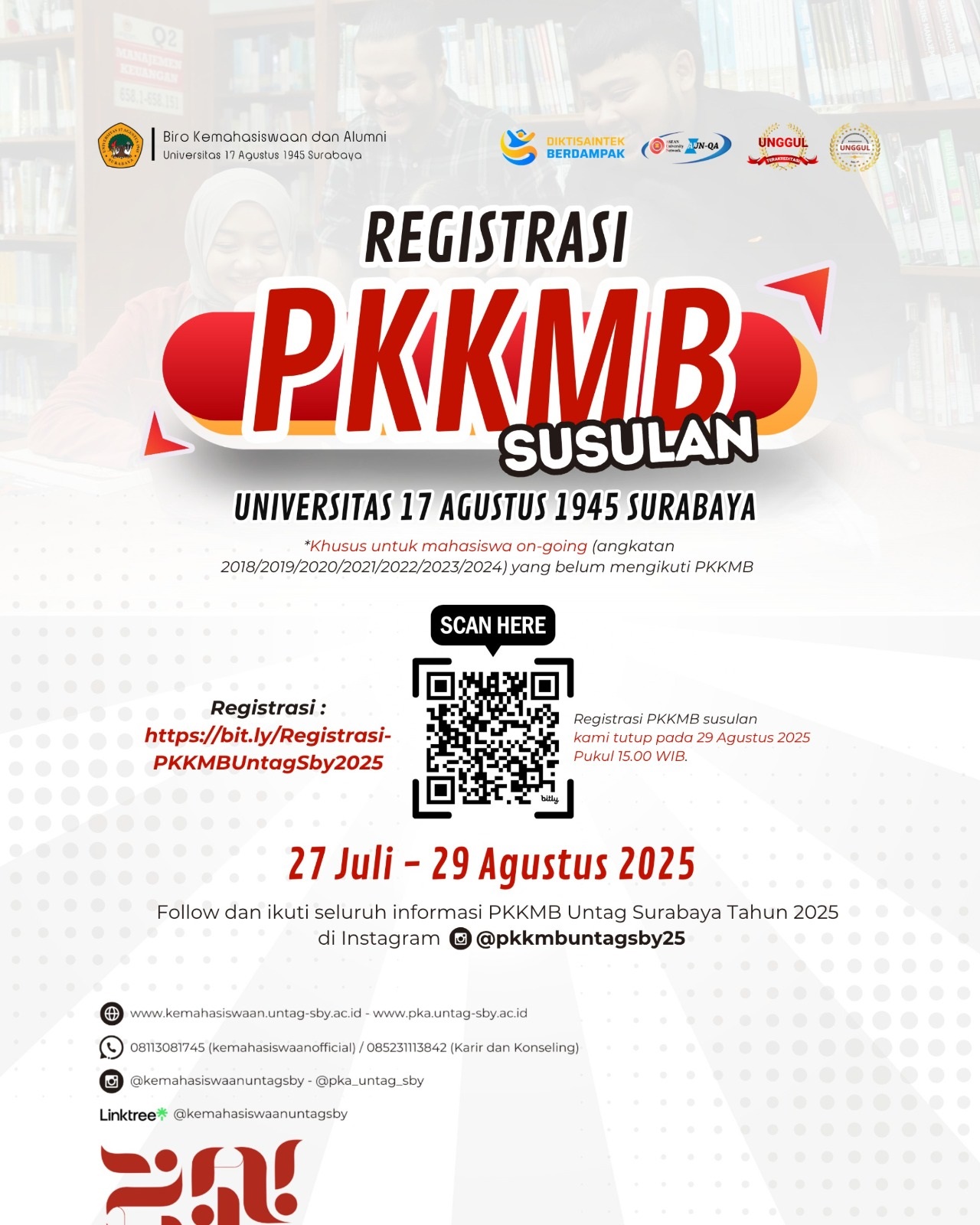 Registrasi PKKMB 2025 - Susulan
